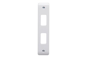 2 Gang Architrave Cover Plate