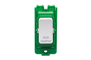 20A Double Pole Grid Switch Printed 'Dishwasher'