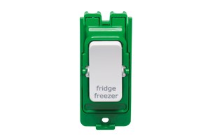 20A Double Pole Grid Switch Printed 'Fridge Freezer'