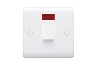 20A 1 Gang Double Pole Control Switch With Neon Indicator