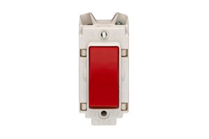 10A Retractive Grid Switch With Red Rocker