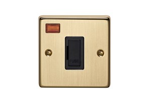 13A Unswitched Fused Connection Unit With Neon Bronze Finish