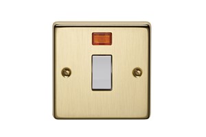 20A 1 Gang Double Pole Control Switch With Neon Bronze Finish