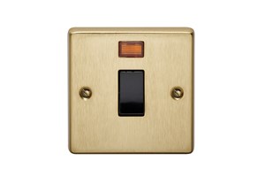 20A 1 Gang Double Pole Control Switch With Neon Bronze Finish