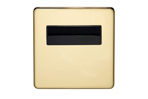 3A Card Key Switch Polished Brass Finish