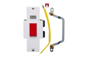45A 2 Gang Double Pole Switch With Neon Interior