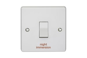 20A 1 Gang Double Pole Control Switch Printed 'Night Immersion'