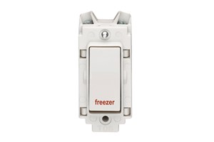 20A Double Pole Grid Switch Printed 'Freezer'