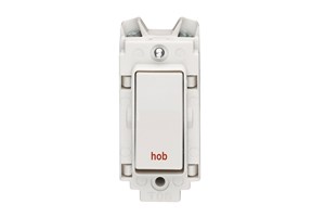 20A Double Pole Grid Switch Printed 'Hob'