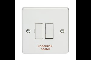 13A Double Pole Switched Fused Connection Unit Printed 'Undersink Heater'