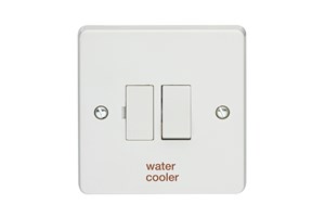 13A Double Pole Switched Fused Connection Unit Printed 'Water Cooler'