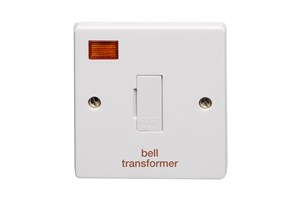 13A Unswitched Fused Connection Unit With Neon Printed 'Bell Transformer'