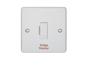 13A Unswitched Fused Connection Unit Printed 'Fridge Freezer'