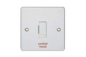 13A Unswitched Fused Connection Unit Printed 'Cooker Hood'