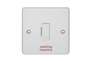 13A Unswitched Fused Connection Unit Printed 'Washing Machine'