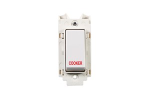 20A Double Pole Grid Switch Printed 'Cooker'