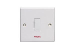 13A Unswitched Fused Connection Unit Printed 'Fridge'