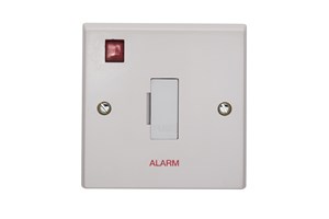 13A Unswitched Fused Connection Unit With Neon Printed 'Alarm'