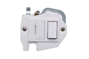 13A Double Pole Switched Fused Connection Unit With Flex Outlet Interior