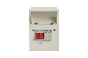 2 Way Consumer Unit Main Switch 100A with SPD