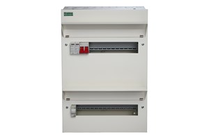 25 Way Duplex Consumer Unit Main Switch 100A with SPD