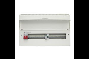 16 Way Split Load Consumer Unit 100A Main Switch +8, 80A 30mA RCD +8