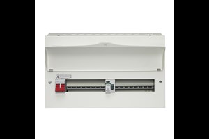 16 Way Split Load Consumer Unit 100A Main Switch +8, 100A 30mA RCD +8