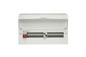 16 Way Split Load Consumer Unit 100A Main Switch +8, 100A 30mA RCD +8