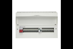 16 Way Split Load Consumer Unit 100A Main Switch +9, 80A 30mA RCD +7