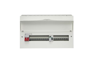 16 Way Split Load Consumer Unit 100A Main Switch +9, 80A 30mA RCD +7