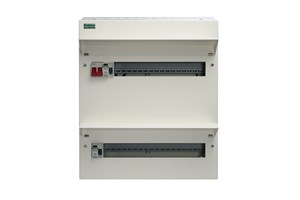 34 Way Duplex Dual RCD Consumer Unit 100A Main Switch, 80A 30mA RCD +16, 80A 30mA RCD +18