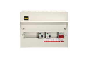 10 Way High Integrity Consumer Unit 100A Main Switch, 80A 30mA RCDs, Flexible Configuration 