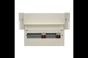 12 Way Dual Tariff Meter Cabinet Consumer Unit 100A Main Switches, Flexible Configuration