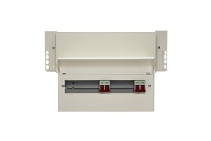 12 Way Dual Tariff Meter Cabinet Consumer Unit 100A Main Switches, Flexible Configuration