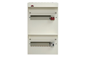 22 Way Split Load Duplex Consumer Unit 100A Main Switch +11, 80A 30mA RCD +11