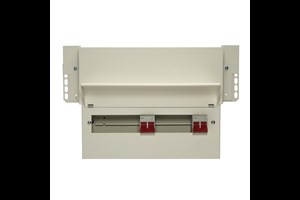 12 Way Dual Tariff Meter Cabinet Consumer Unit 2x 100A Main Switch, Flexible Configuration