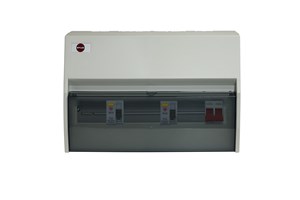 15 Way Insulated High Integrity Consumer Unit 100A Main Switch, 80A 30mA RCDs, Flexible Configuration