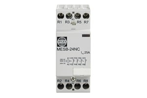 24A Contactor 4 Pole 2 Module (Normally Closed)