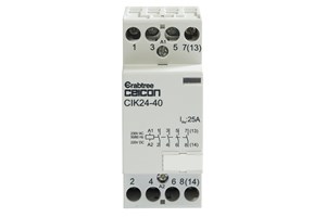 Installation Contactor 24A 4NO 0NC AC/DC