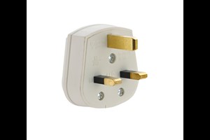 13A Resilient Plug White