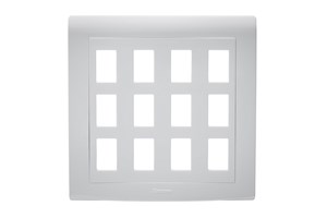 12 Gang Grid Cover Plate