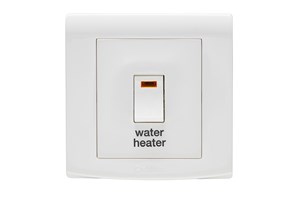 20A Double Pole Switch & Neon Printed 'Water Heater'