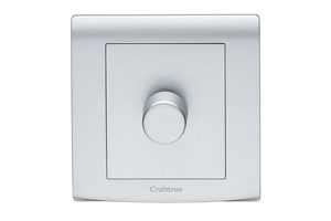 1000W 1 Gang 2 Way Dimmer Silver Finish