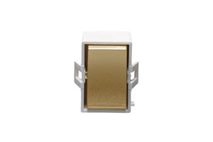 20A Double Pole Grid Switch Gold Finish