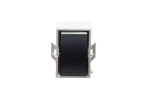 10A 1 Way Retractive Grid Switch Black Finish