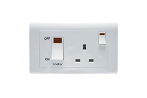 45A Cooker Control Unit with Neon