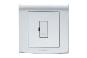 13A Unswitched Fused Connection Unit Silver Finish