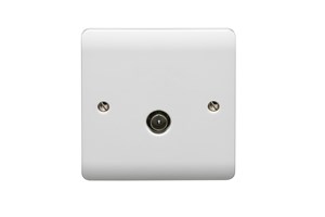 1 Gang 1 Way Female Direct Connection Coaxial Socket
