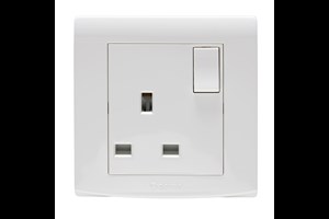 13A 1 Gang Double Pole Switched Socket