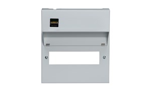 Consumer Unit Upgraded Lid Assembly Grey 255mm High, 10 Module